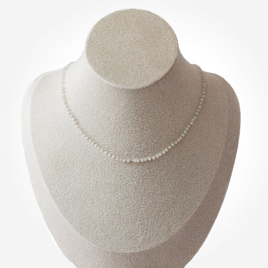 White Moonstone Cancer Necklace