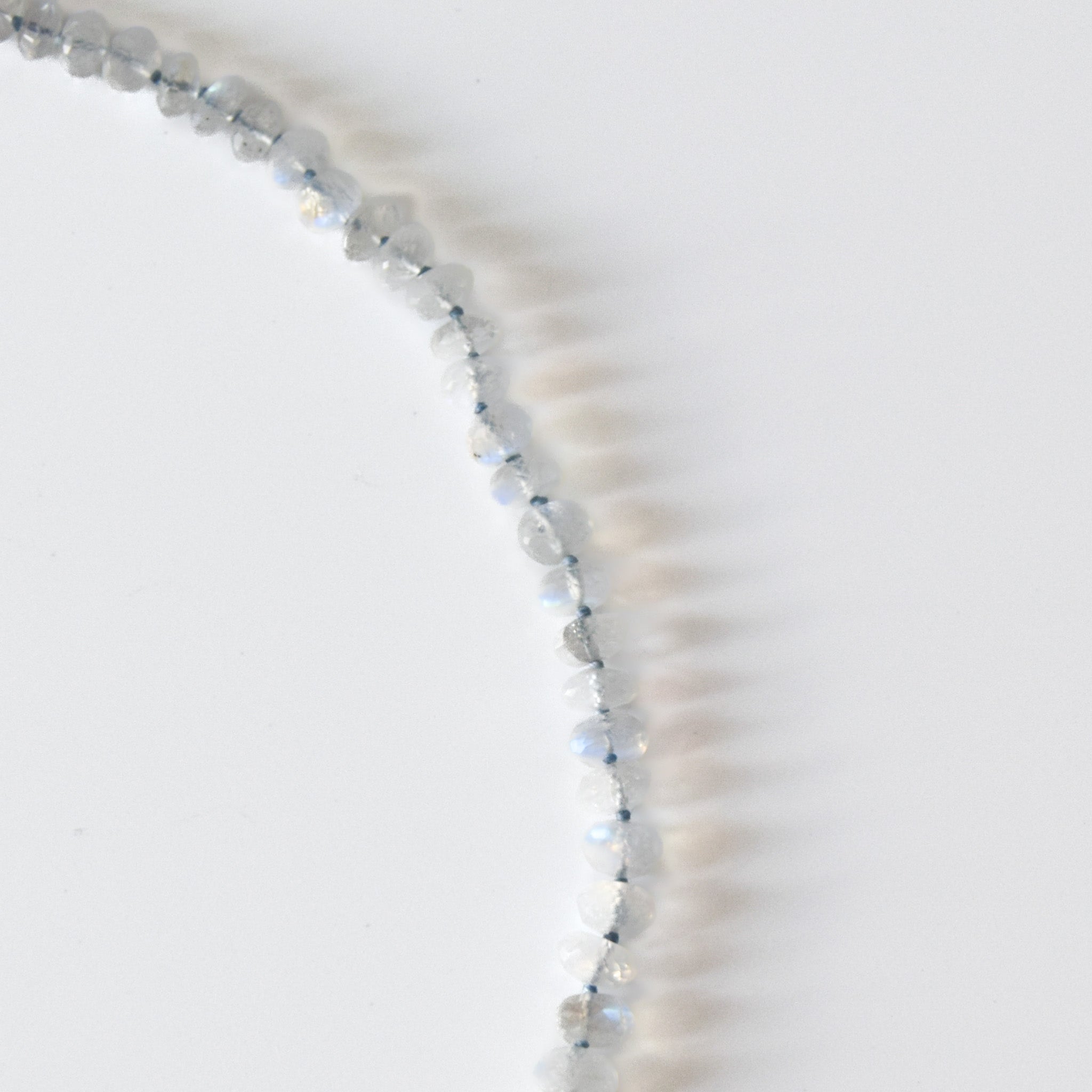 Facetted Rainbow Moonstone Necklace
