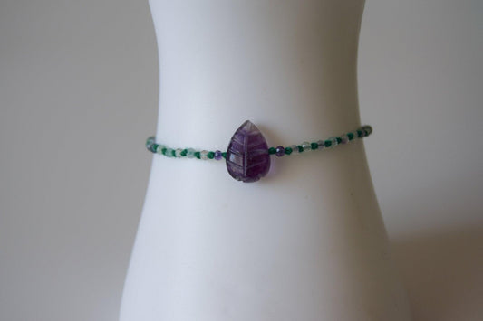 Fluorite Leaf Bracelet - Atelier Asali