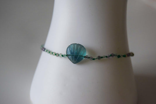 Fluorite Shell Bracelet - Atelier Asali