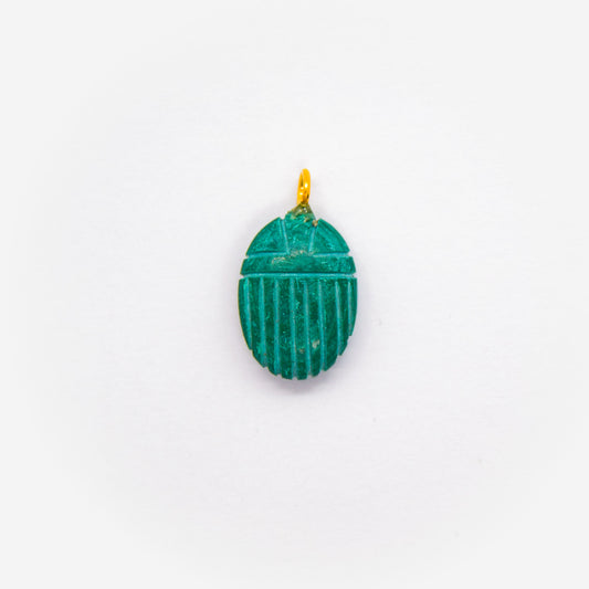 Malachiet Scarab hanger