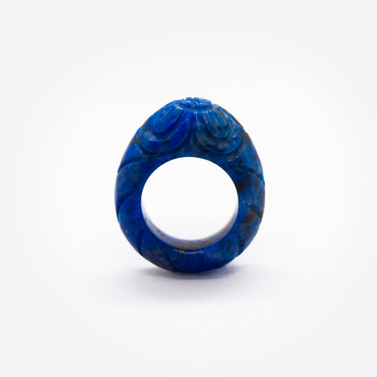 Lapis Lazuli Bloemenring