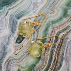 Lemon Quartz Charm Earrings - Atelier Asali