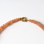 Peach Moonstone Necklace