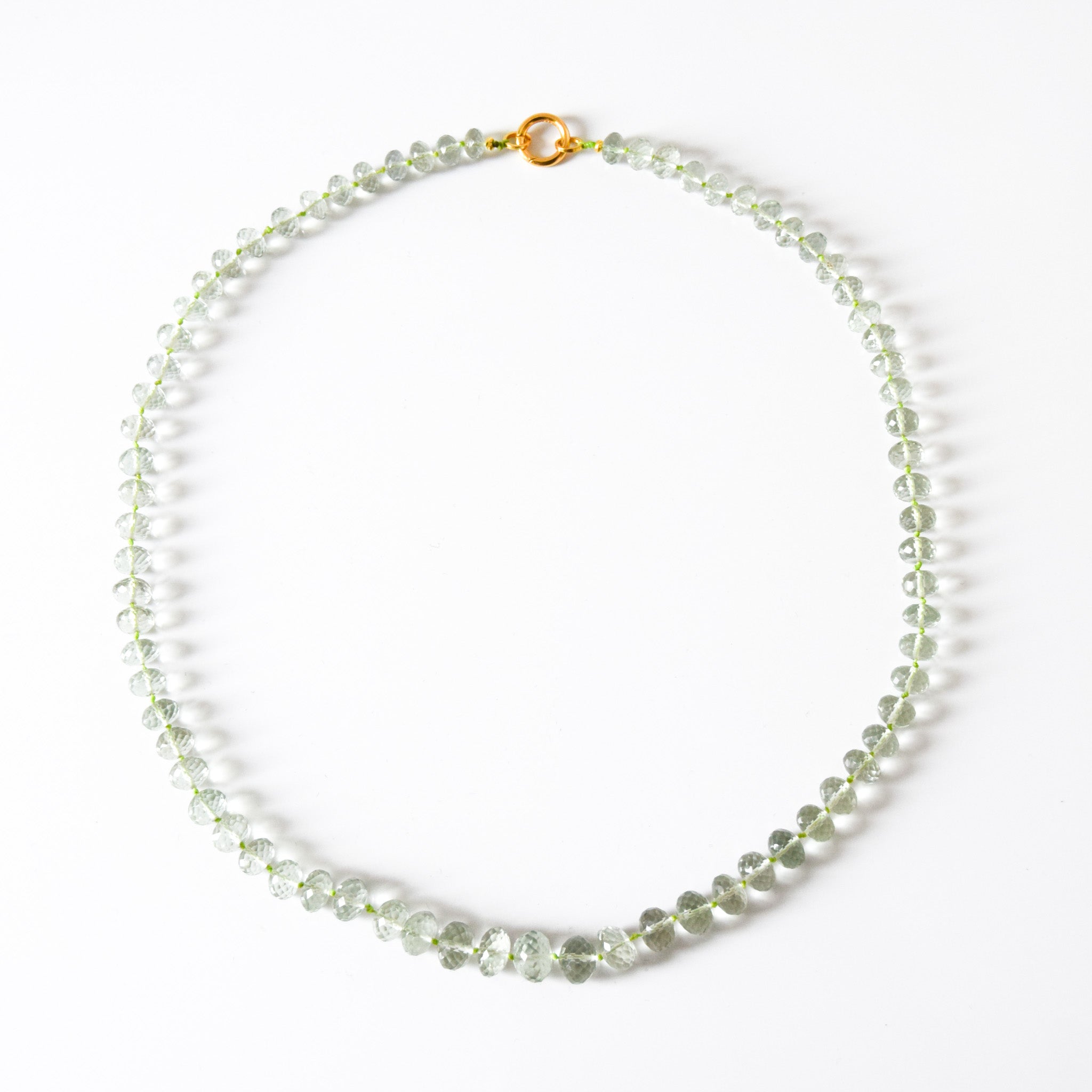Prasolite Necklace