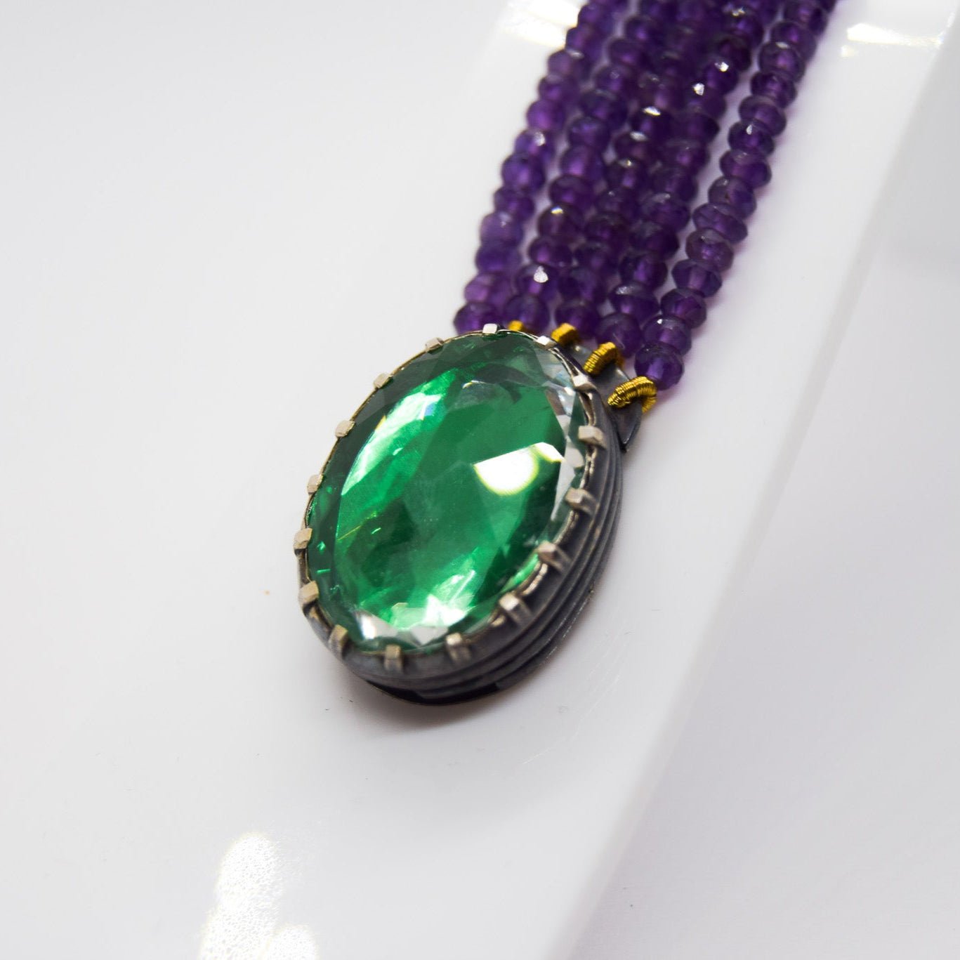 Quartz and Amethyst Bracelet - Atelier Asali