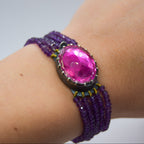 Quartz and Amethyst Bracelet - Atelier Asali