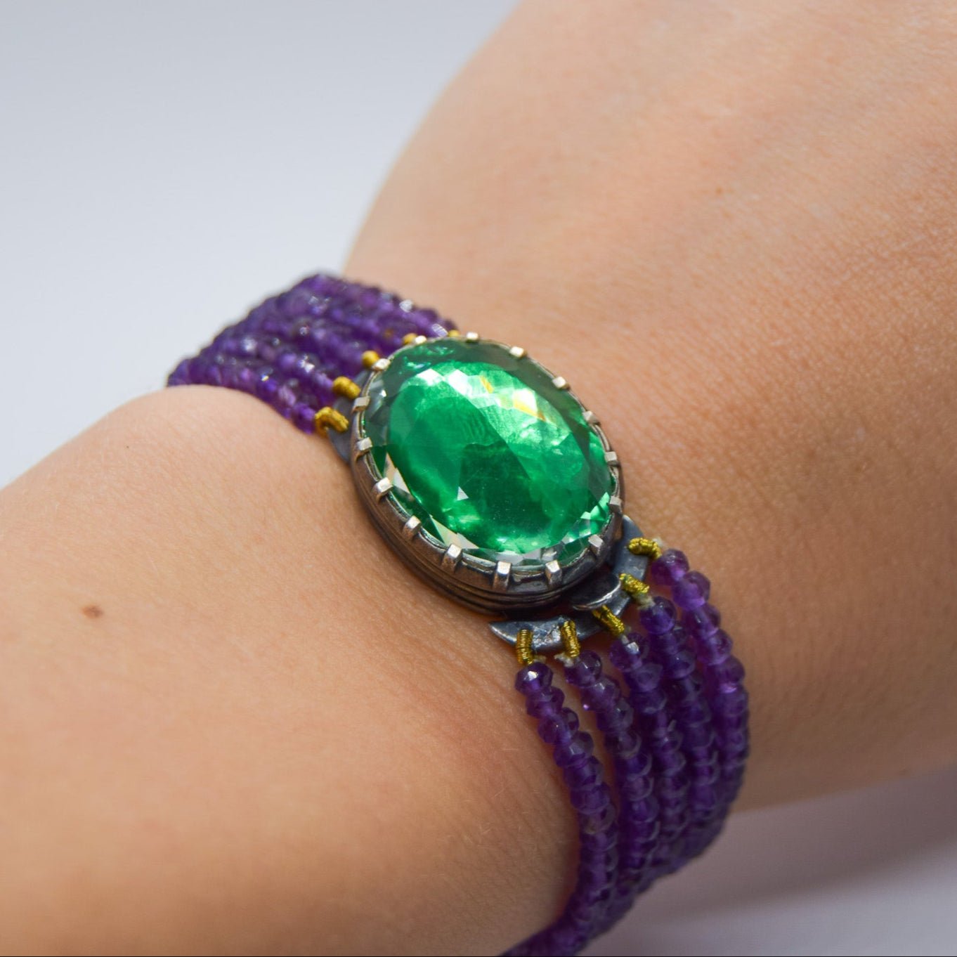 Quartz and Amethyst Bracelet - Atelier Asali