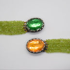 Quartz and Peridot Bracelet - Atelier Asali