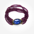Quartz and Rhodolite Bracelet - Atelier Asali