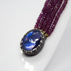 Quartz and Rhodolite Bracelet - Atelier Asali