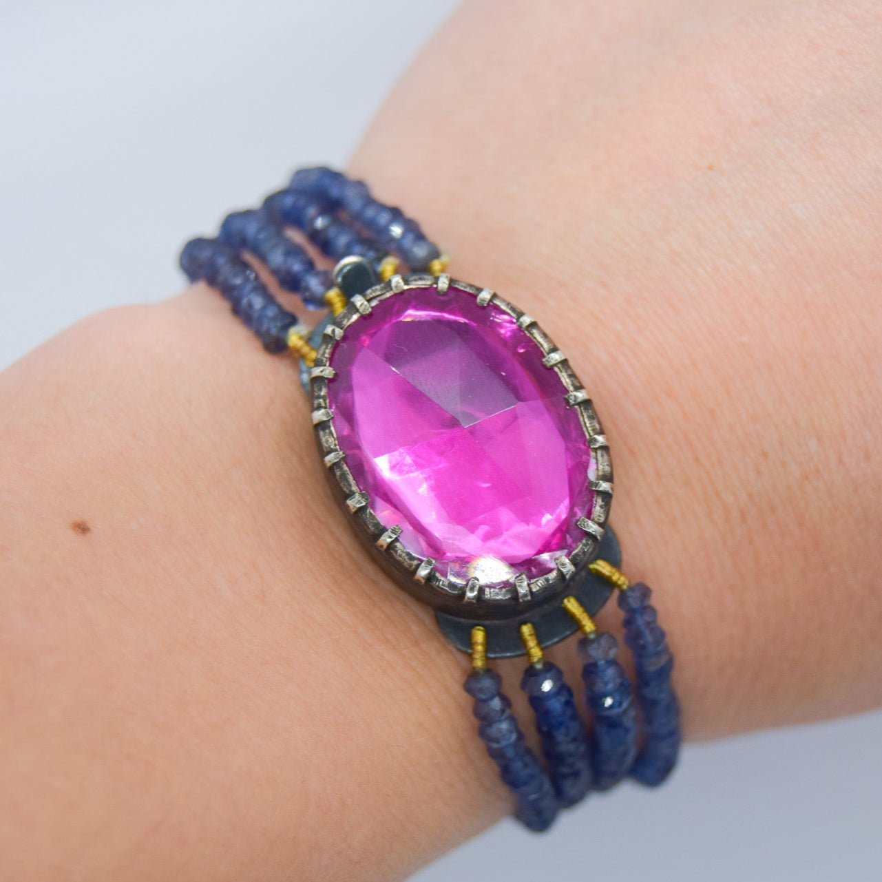 Quartz and Tanzanite Bracelet - Atelier Asali