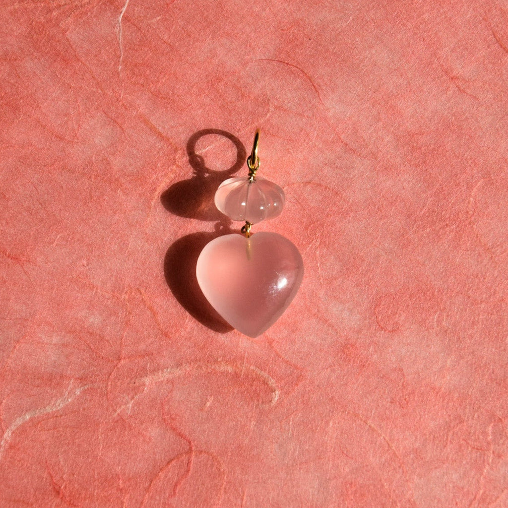Stacked heart pendant