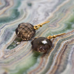Smokey Quartz Charm Earrings - Atelier Asali