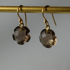 Smokey Quartz Charm Earrings - Atelier Asali