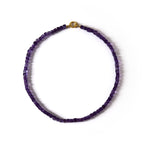 Square Amethyst Necklace