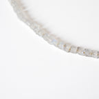 Rainbow Moonstone Cube Necklace